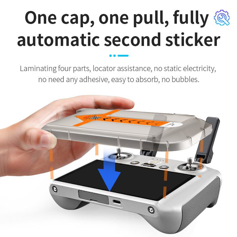 STARTRC Tempered Glass Screen Protective Film for DJI RC and DJI RC 2 Remote Controller