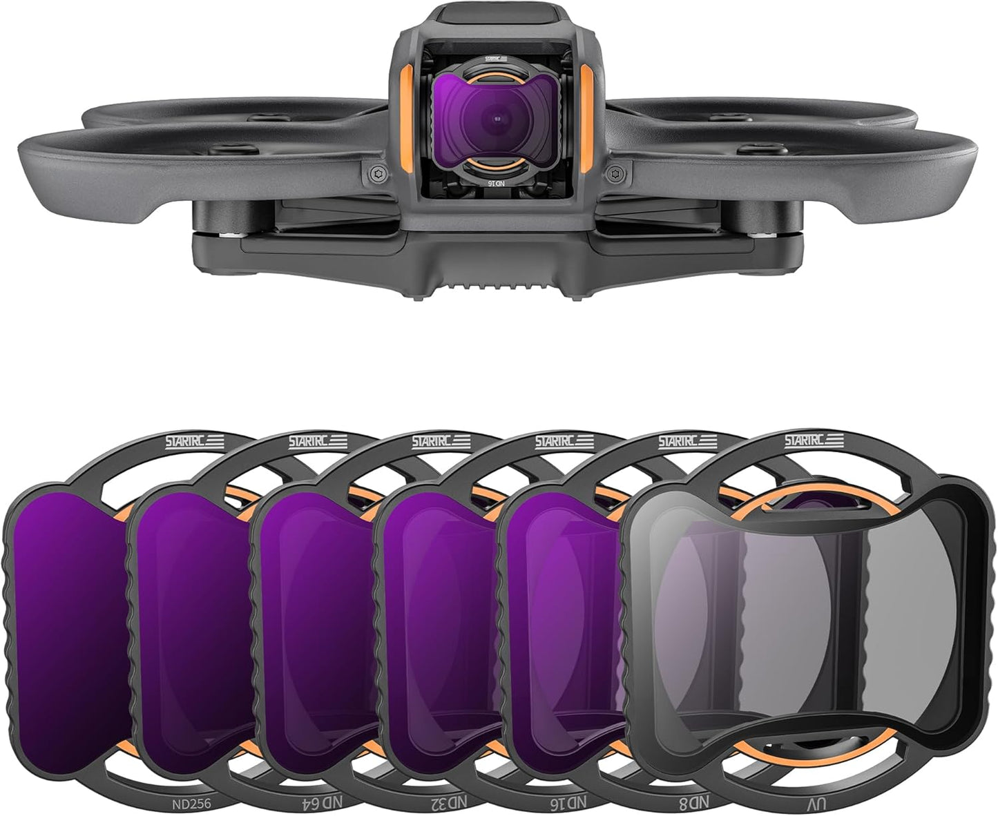 STARTRC Avata 2 ND Filters Set, 6 Pack UV ND8 ND16 ND32 ND64
