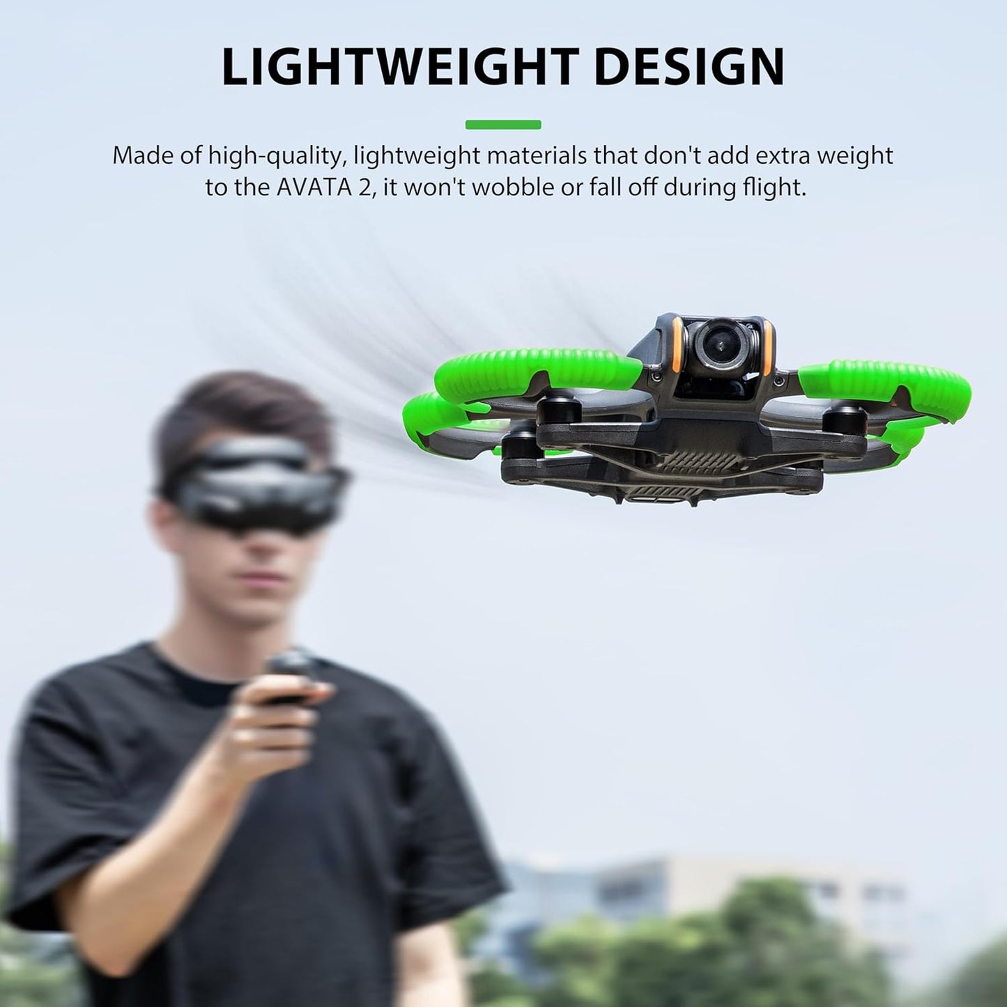 STARTRC Bumper Guard for DJI Avata 2 (Fluorescent green)