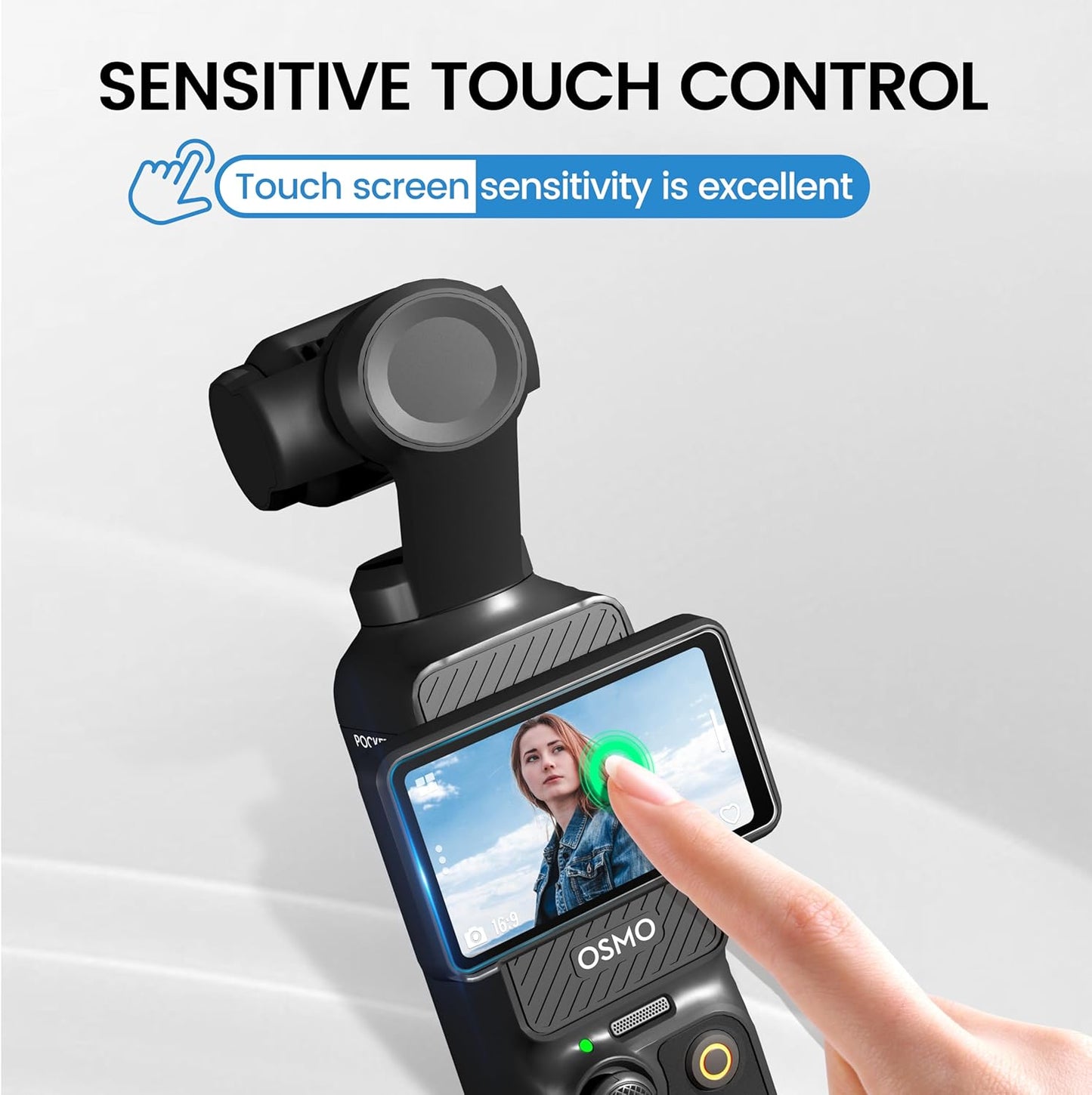 STARTRC Screen Protector for DJI Osmo Pocket 3 Creator Combo,9H Hardness HD Tempered Glass Film LCD Screen Proctector + Lens Protector for DJI Pocket 3 Accessories