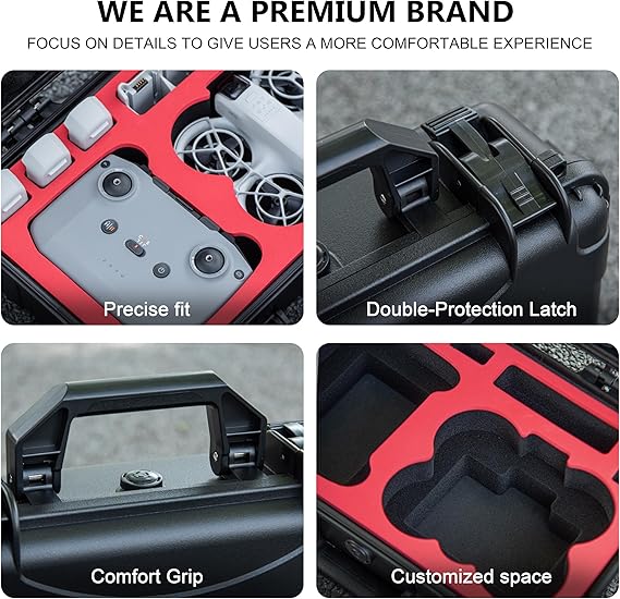 STARTRC Neo Case, Waterproof Carrying Hard Case for DJI Neo Fly More Combo with RC-N3/N2 Remote Controller