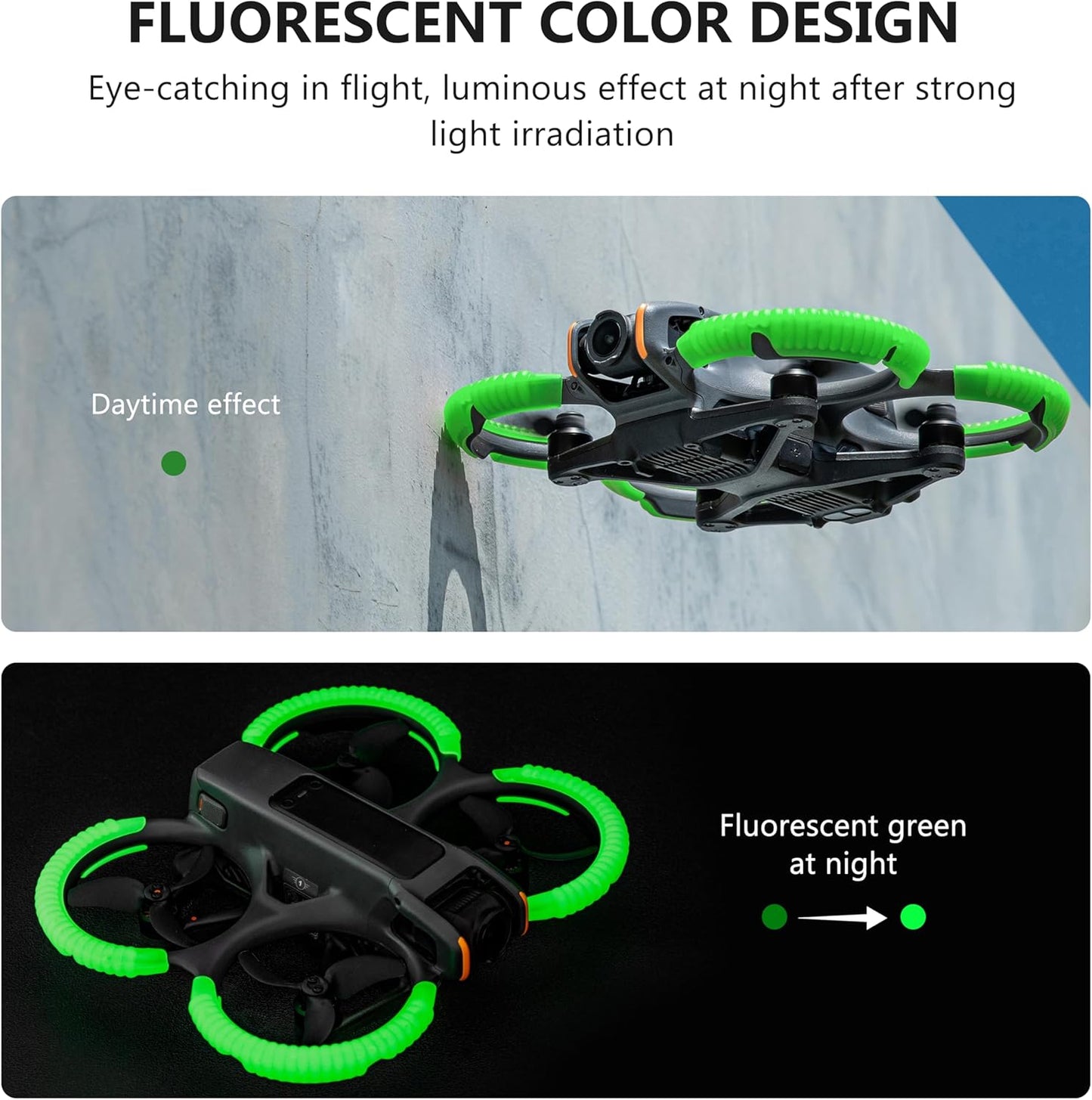 STARTRC Bumper Guard for DJI Avata 2 (Fluorescent green)