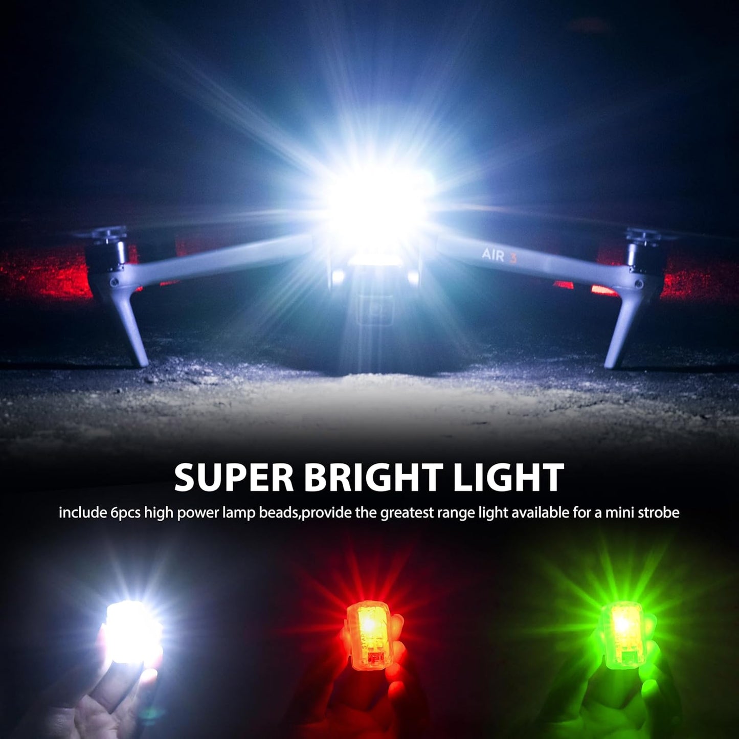 STARTRC Upgrated Universal Strobe Light (Visible for 5 kms)