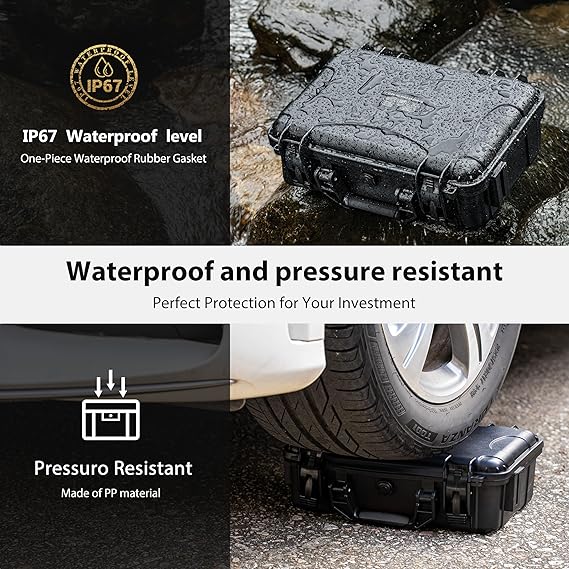 STARTRC Neo Case, Waterproof Carrying Hard Case for DJI Neo Fly More Combo with RC-N3/N2 Remote Controller