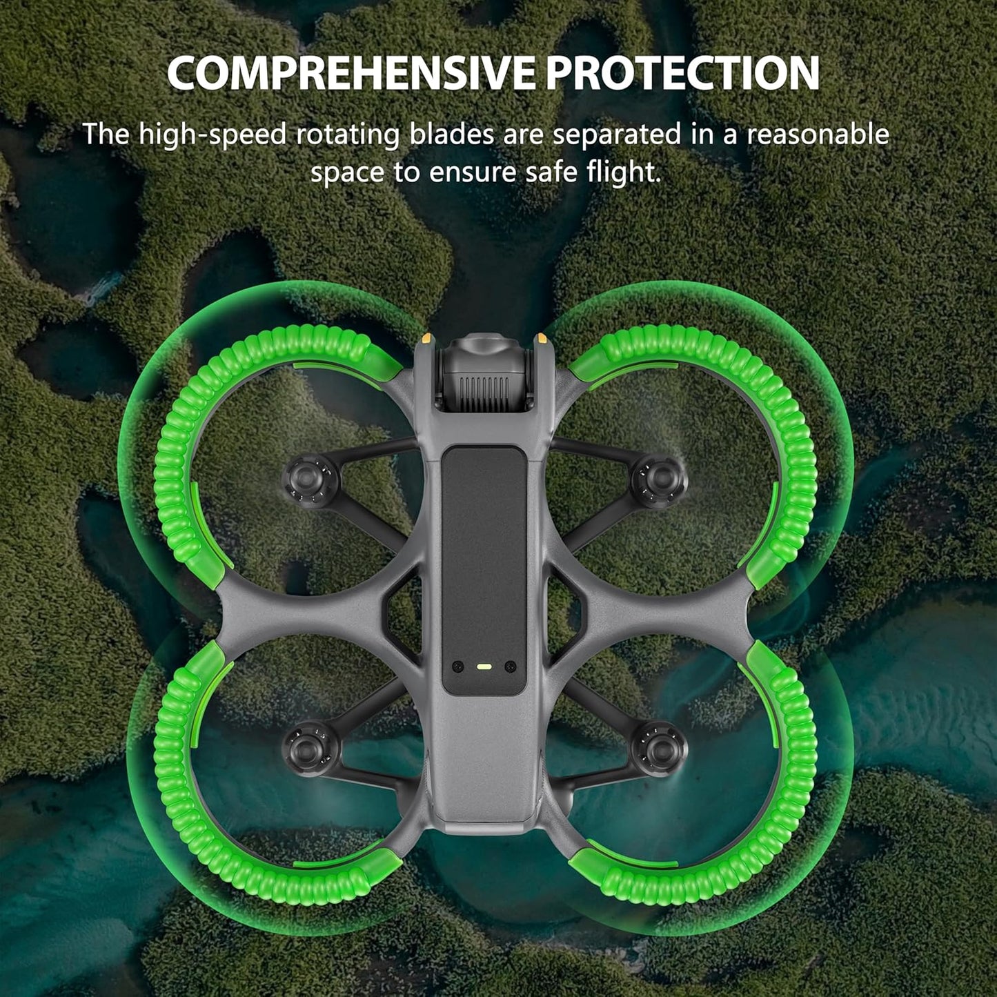 STARTRC Bumper Guard for DJI Avata 2 (Fluorescent green)