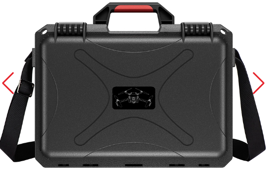 Waterproof Case for DJI Mini 4 Pro/ Mini 3 Pro/ Mini 3 Fly More Combo (Compatible with DJI RC/ DJI RC 2/ DJI RC-N1/N2) (Red)
