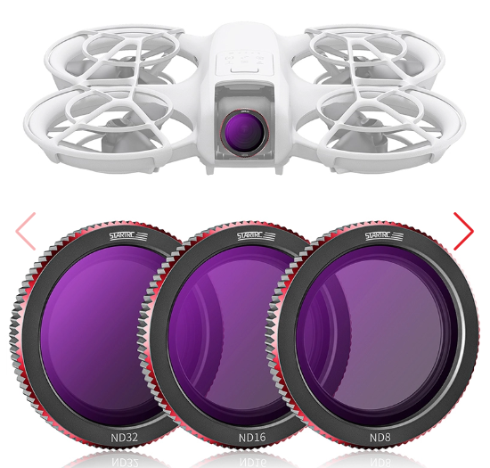 STARTRC Gimbal Lens ND Filters Set for DJI Neo (ND8/ND16/ND32)