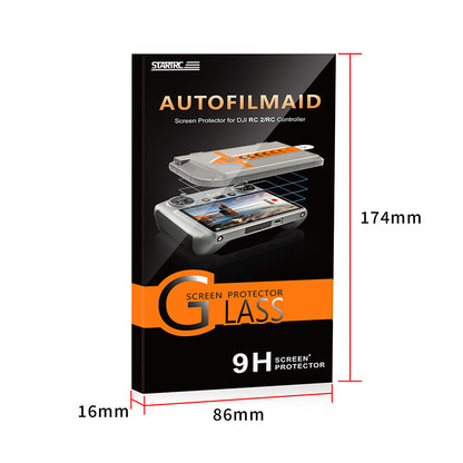 STARTRC Tempered Glass Films with Dust-free Screen Protector Applicator for DJI RC/ RC 2