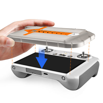 STARTRC Tempered Glass Films with Dust-free Screen Protector Applicator for DJI RC/ RC 2