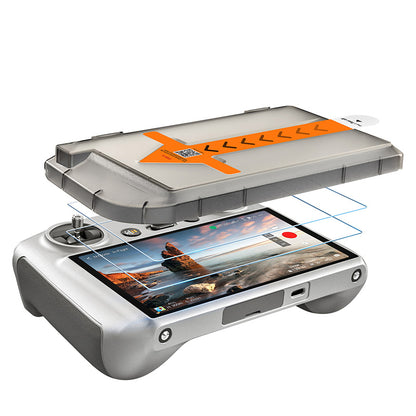 STARTRC Tempered Glass Films with Dust-free Screen Protector Applicator for DJI RC/ RC 2