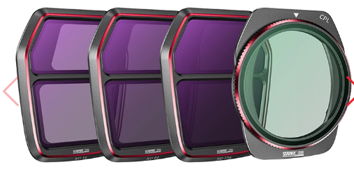 STARTRC Brand Versatile Replaced 4-Pack Filters Set for DJI Air 3S